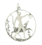 Jugendstil Anhaenger Diana